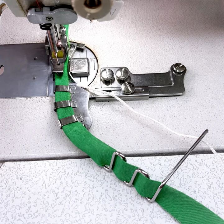 Double Fold Bias Tape Binder | Automatic Double Fold Orientation | Stainless Steel | SeamGuide