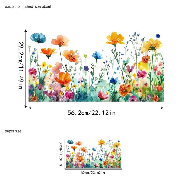 Floral and Butterfly Window Decals – Nature-Inspired Design