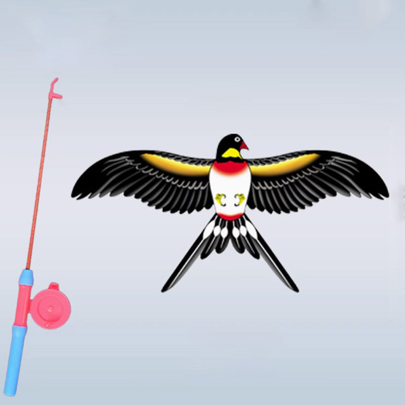 Children's Kite Featuring Fishing Rod Design