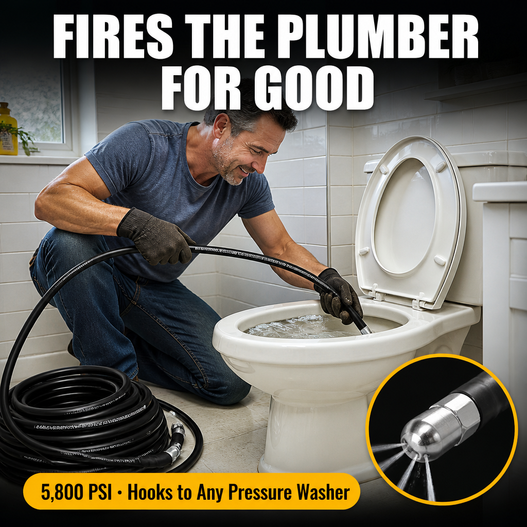 DrainBlast™ — Wreck Years of Grime in Minutes Without a Plumber Call