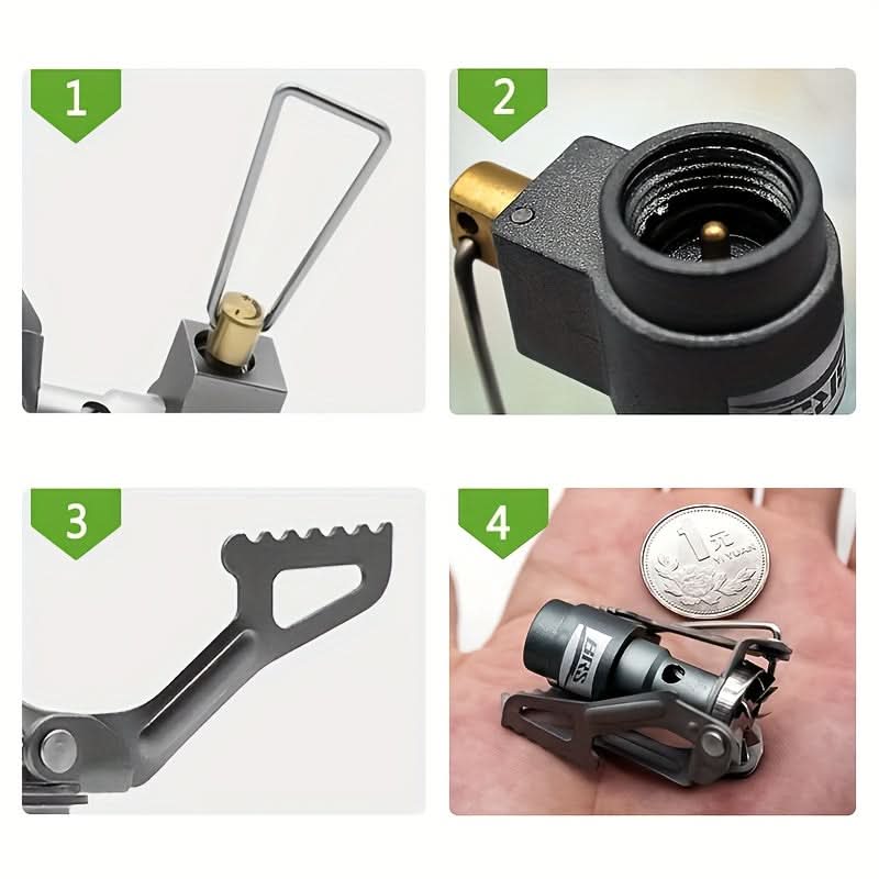 Portable Camping Stove Made of Titanium