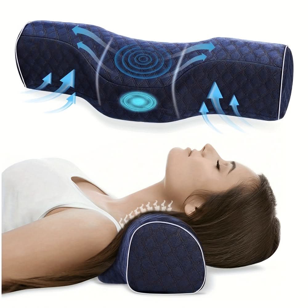 Memory Foam Neck Pillow for Cervical Support