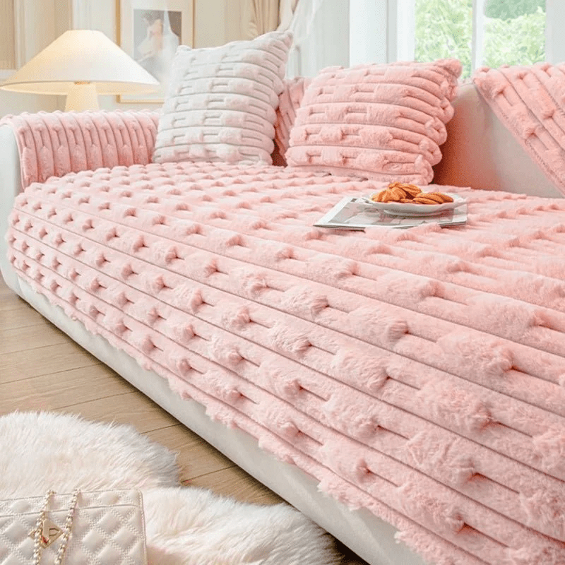LushNest™ — Wrap Your Sofa in Plush Velvet Comfort That Feels Like Home