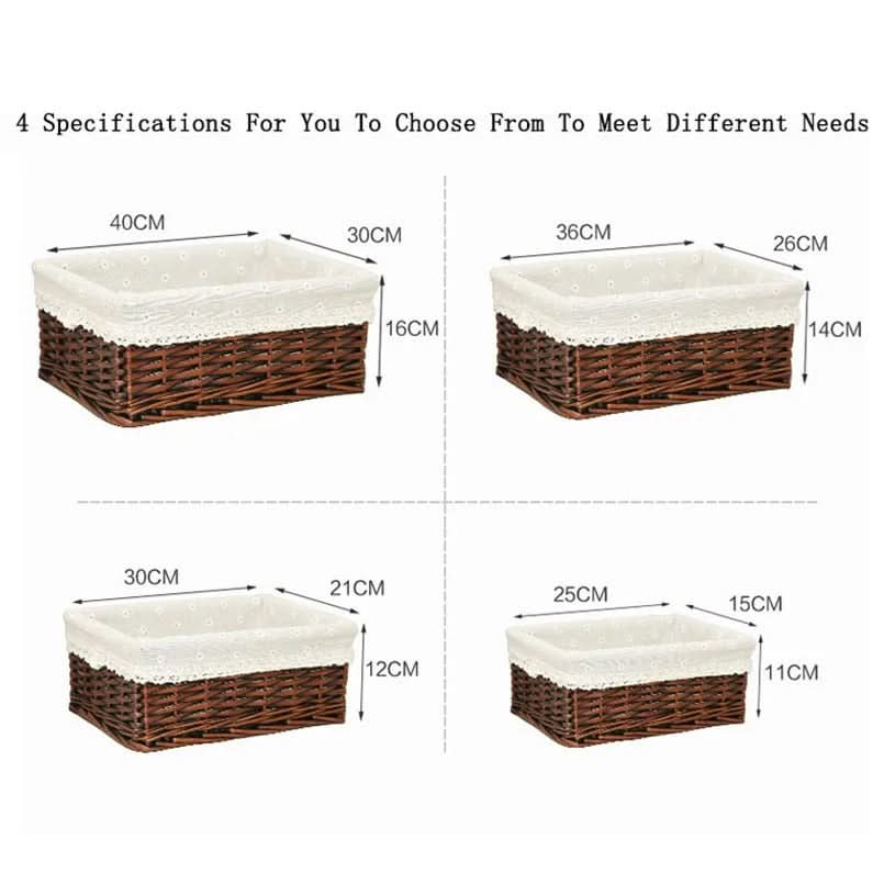 Handcrafted Storage Basket Organizer