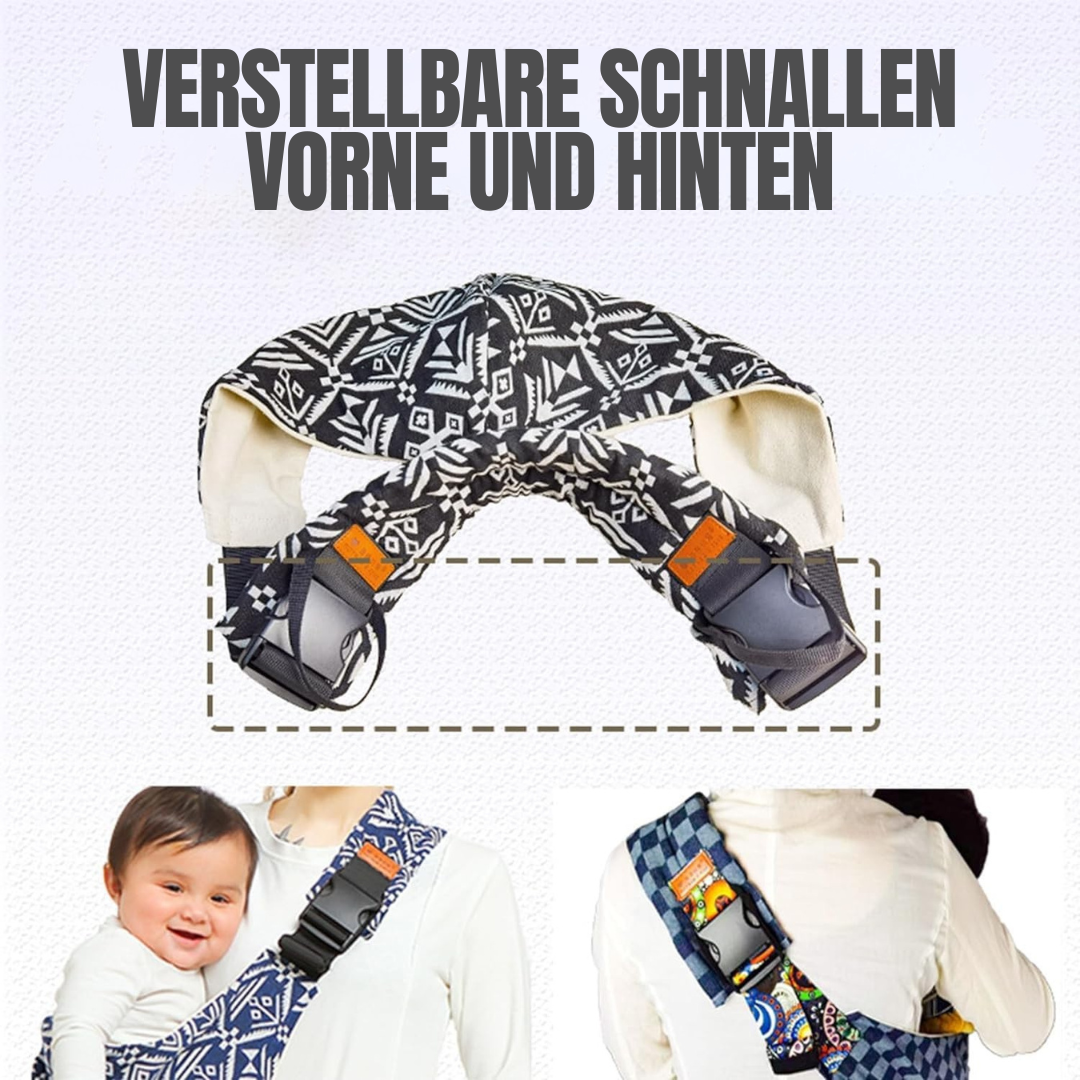 GlideNest™ — Experience Effortless Comfort and Freedom with Every Baby Carry