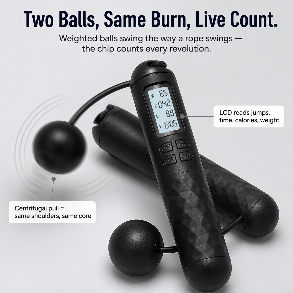 PulseRope™ — Experience Genuine Jump-Rope Cardio Without Shin Strikes