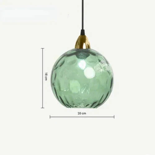 Modern Hanging Lamp with Globe Design – Glass Pendant Light