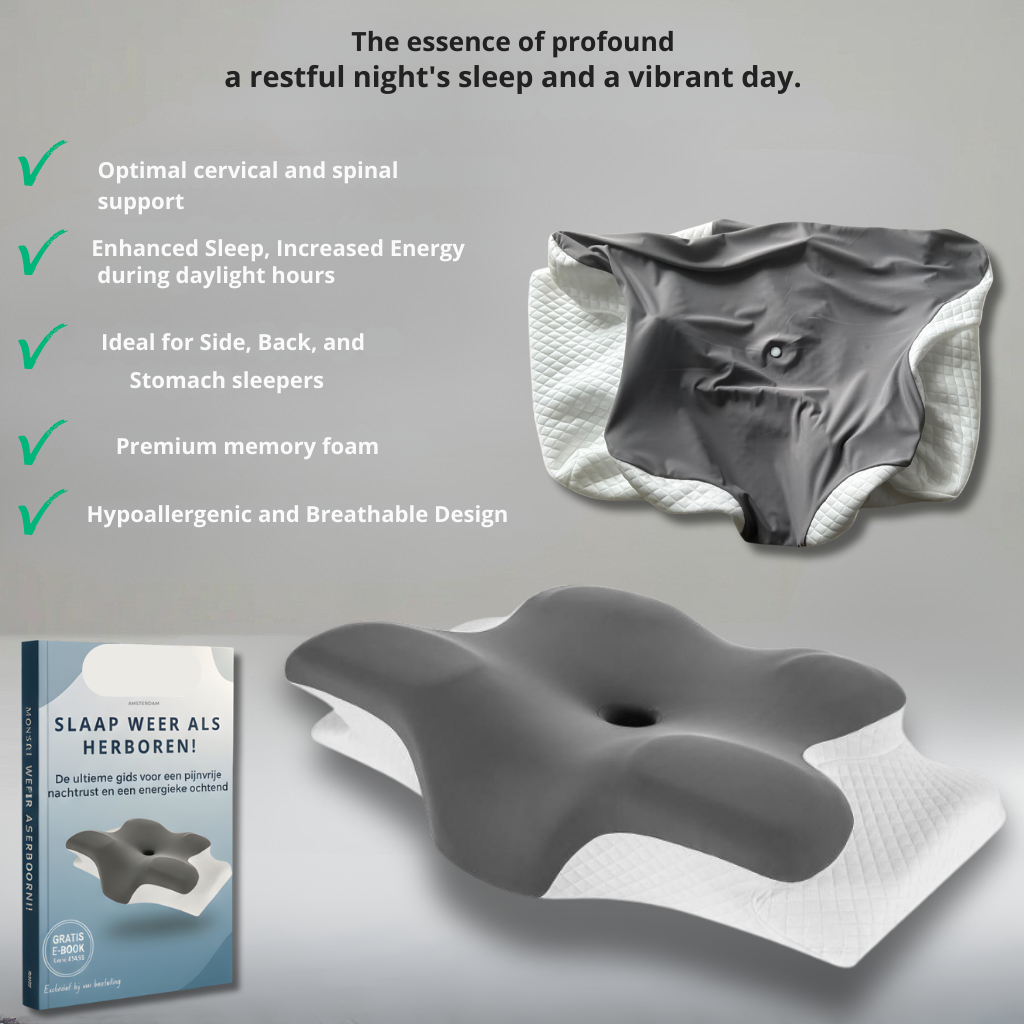 NeckNest™ Pillow — Wake Refreshed with Pain-Free, Energized Mornings