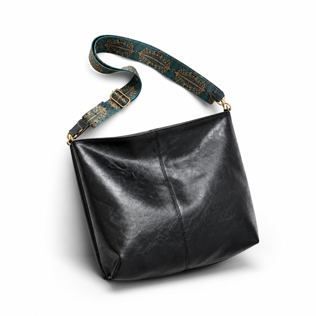 Genuine Leather Vintage Shoulder Bag (Adjustable Strap)
