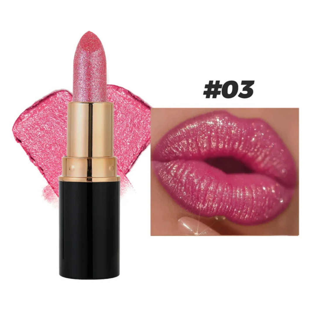LustraShine™ Metallic Lipstick — Captivate with Unstoppable Shine and Softness All Day Long
