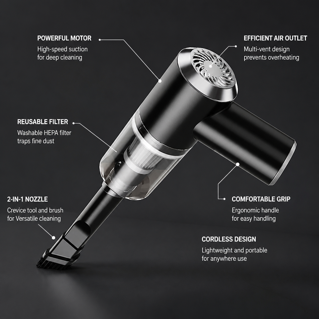 AeroVibe™ — Instantly Power Through Dust and Dirt with Featherlight Freedom