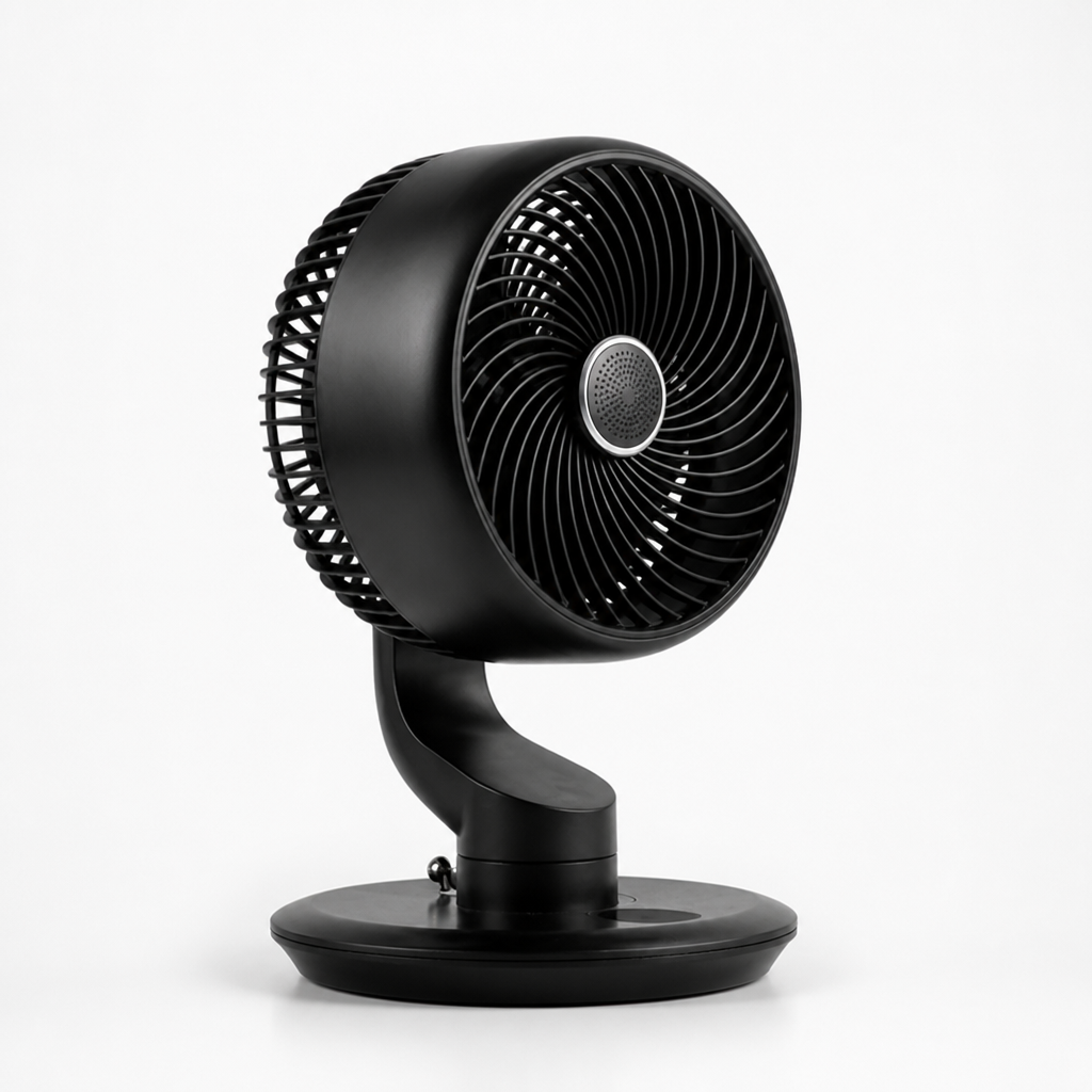 Cordless Rechargeable Suction-Cup Desk Fan