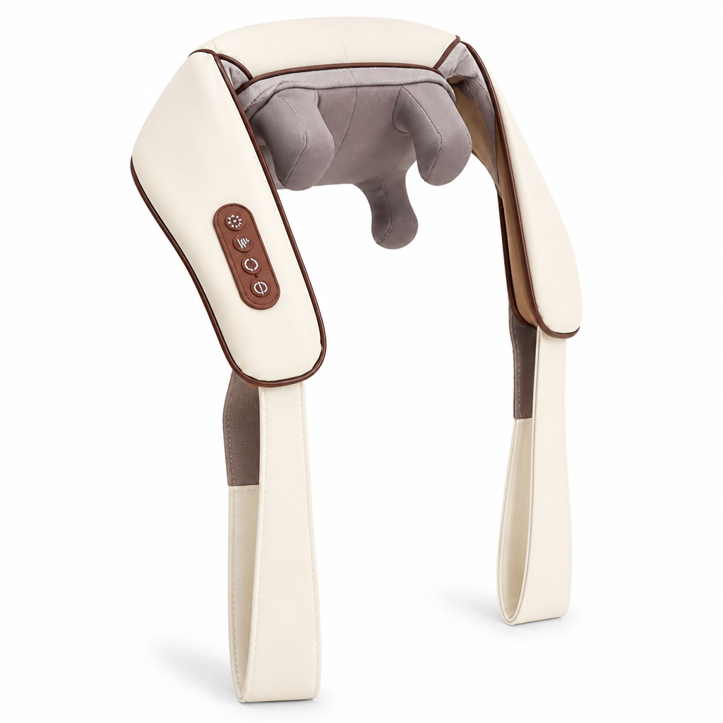 Wireless Shiatsu Deep-Tissue Neck & Back Massager