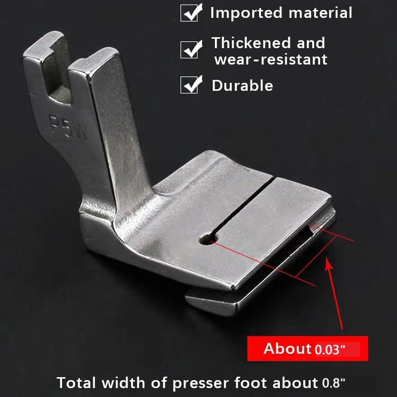 Piping Presser Foot for Sewing Machine – Accurate Pleats and Ruffles