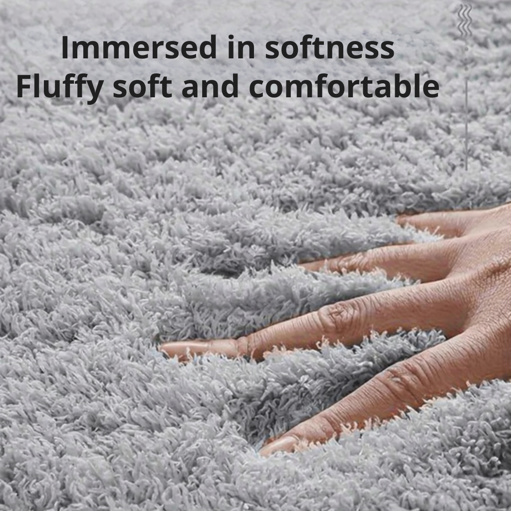 Bath Rug | Supremely Soft & Quick Dry | Slip-Resistant | Lonneke