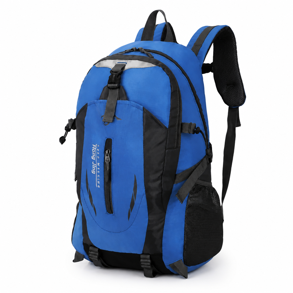 Water-Resistant Multi-Compartment Travel Backpack