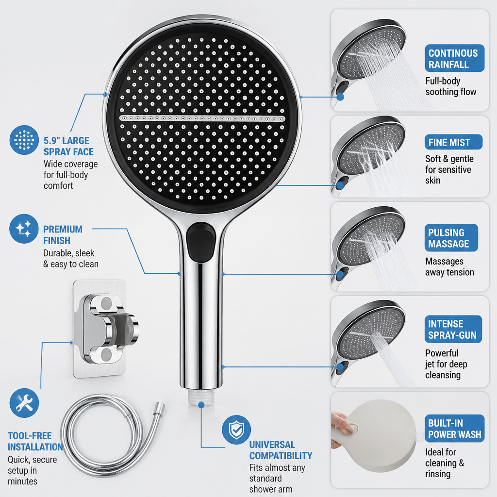 ReliaStream™ — Ignite Your Senses with Unstoppable, Full-Body Water Power