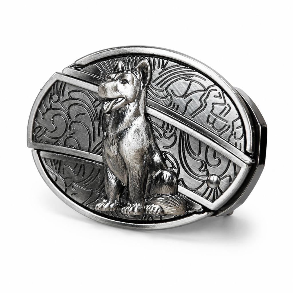 Zinc Alloy Hidden Knife Belt Buckle (Fits 1.5-Inch Belts)