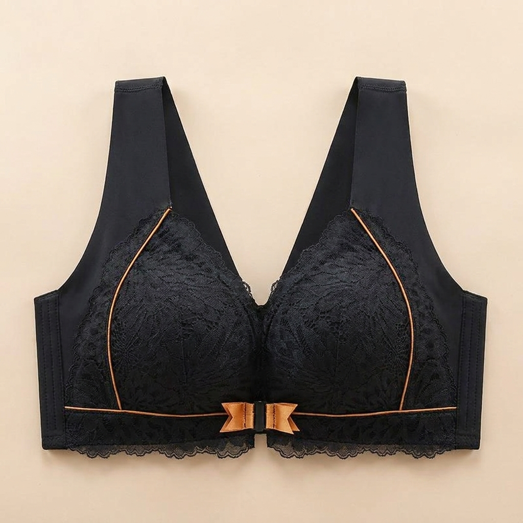VenaraLift™ – Wireless Lifting Bra with Lace Front Closure