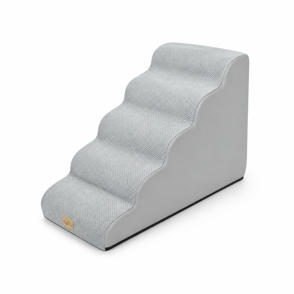 Non-Slip Polyester 5-Step Dog Stairs