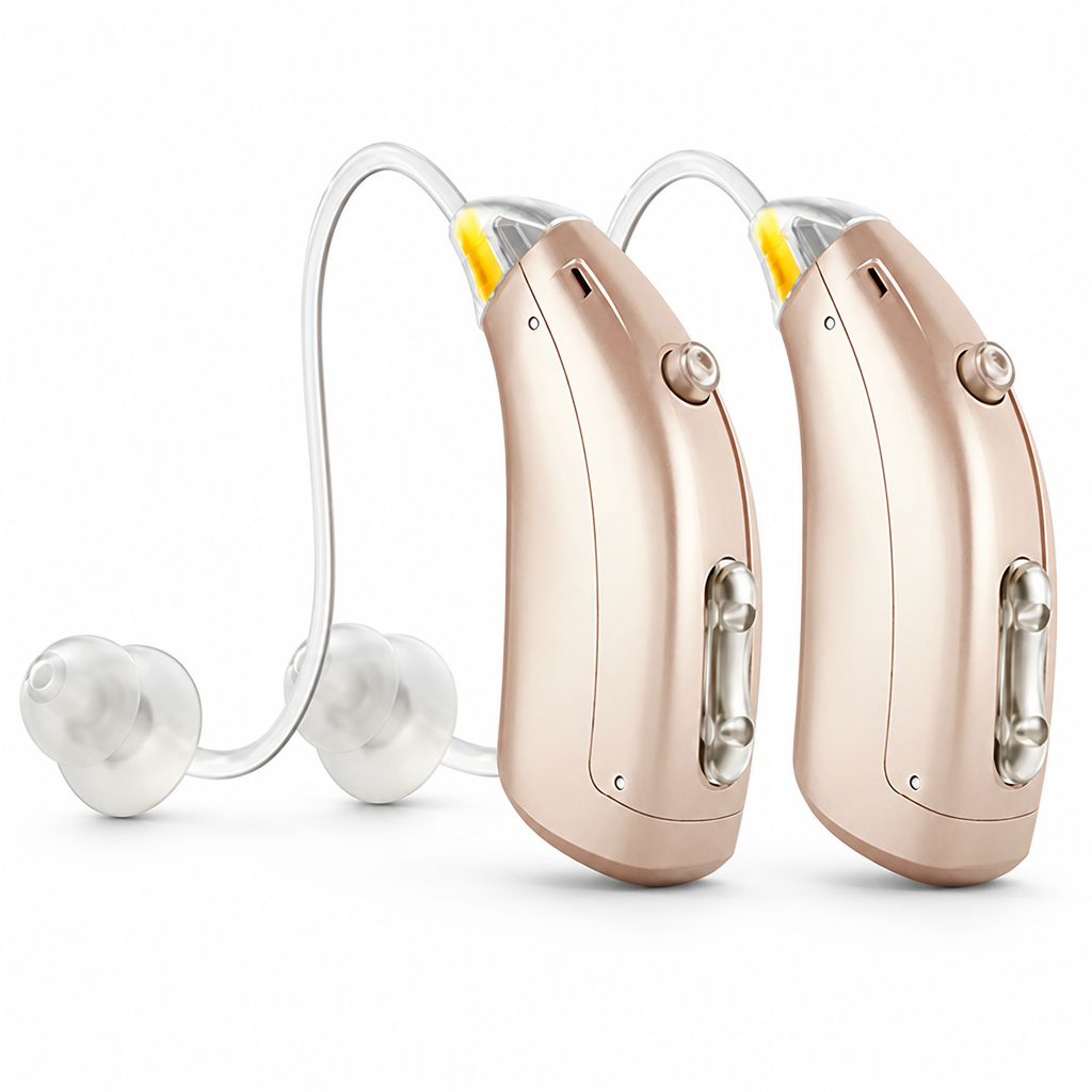 Rechargeable 3D Sound One-Touch Hearing Aid (Single or Pair)