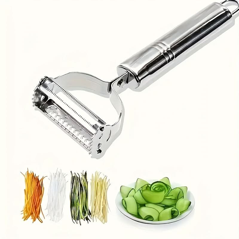 Stainless Steel Vegetable Peeler and Julienne Cutter
