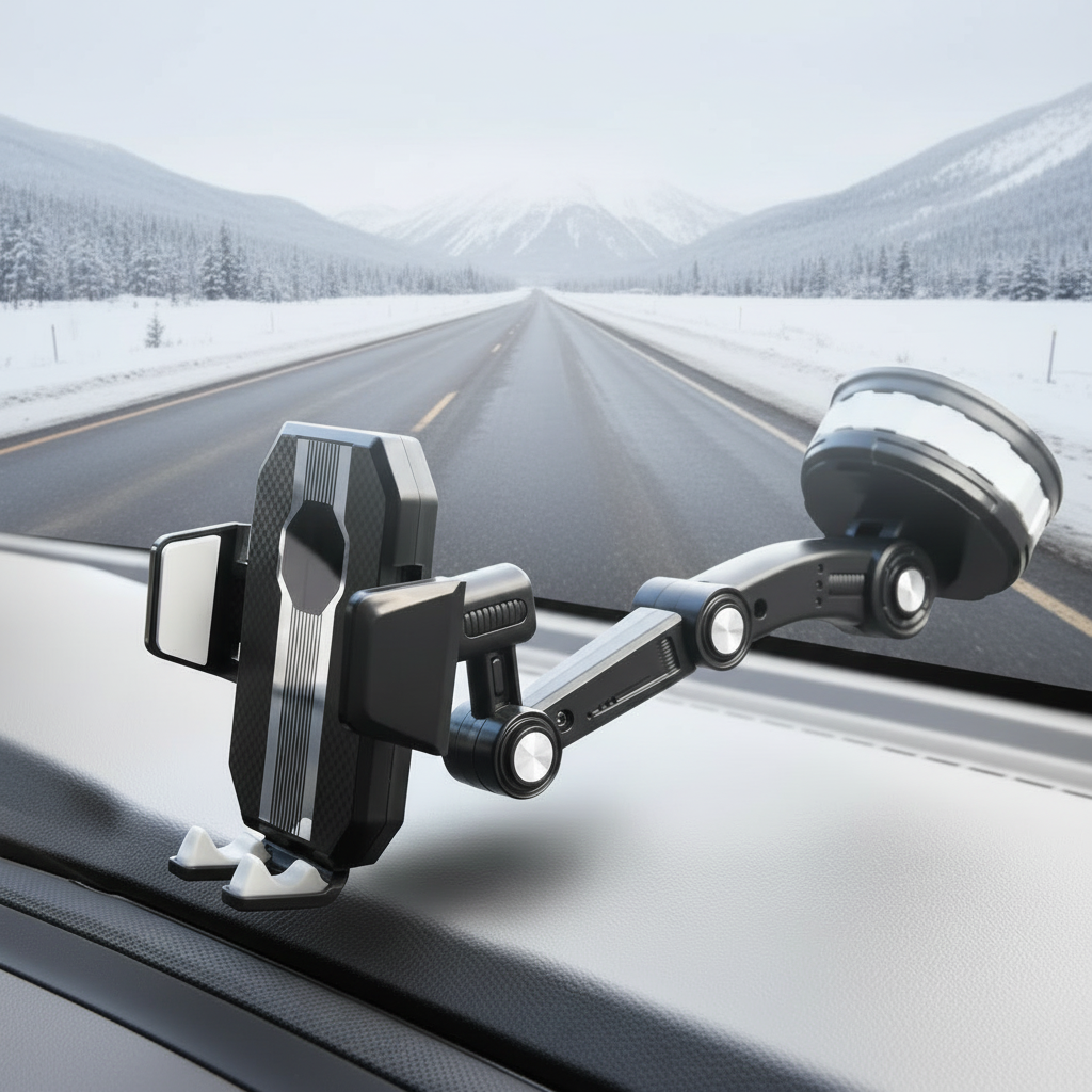 Universal Phone Holder for Cars with 360° Rotation for Safe Driving