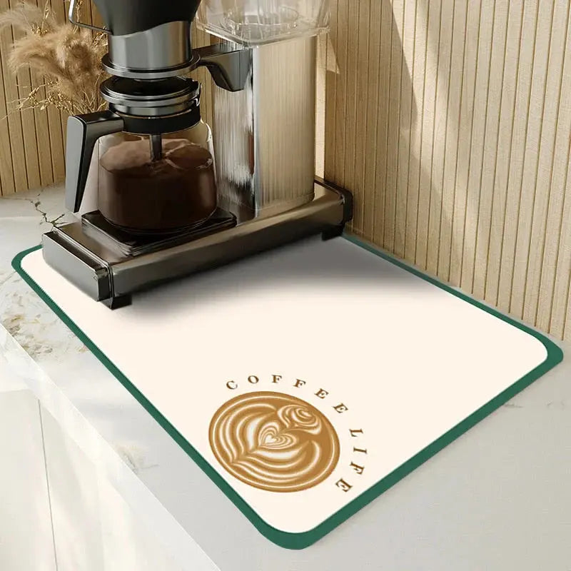 Absorbent Drying Mat for Kitchen - Quickly Absorbs Water, Protects Dishes