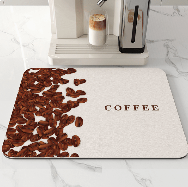 Quick-Drying Diatomaceous Kitchen Mat | Keeps Countertop Dry | Drip Mat