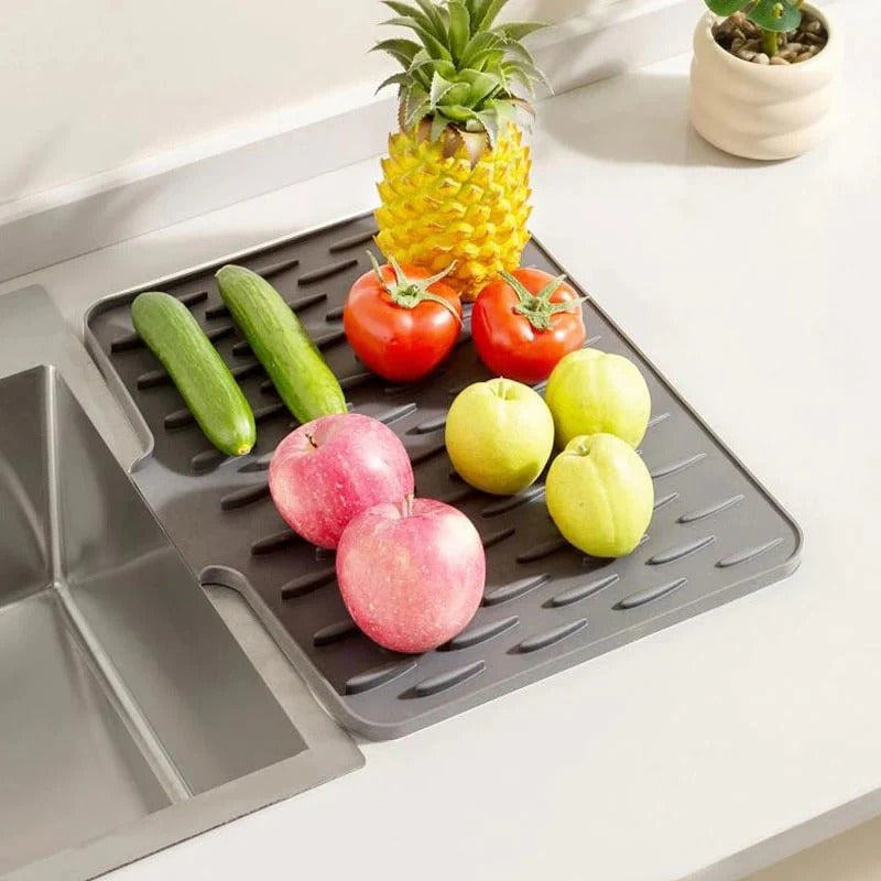 Drying Mat | Quick Drying Without Puddles | Sloped, Heat Resistant