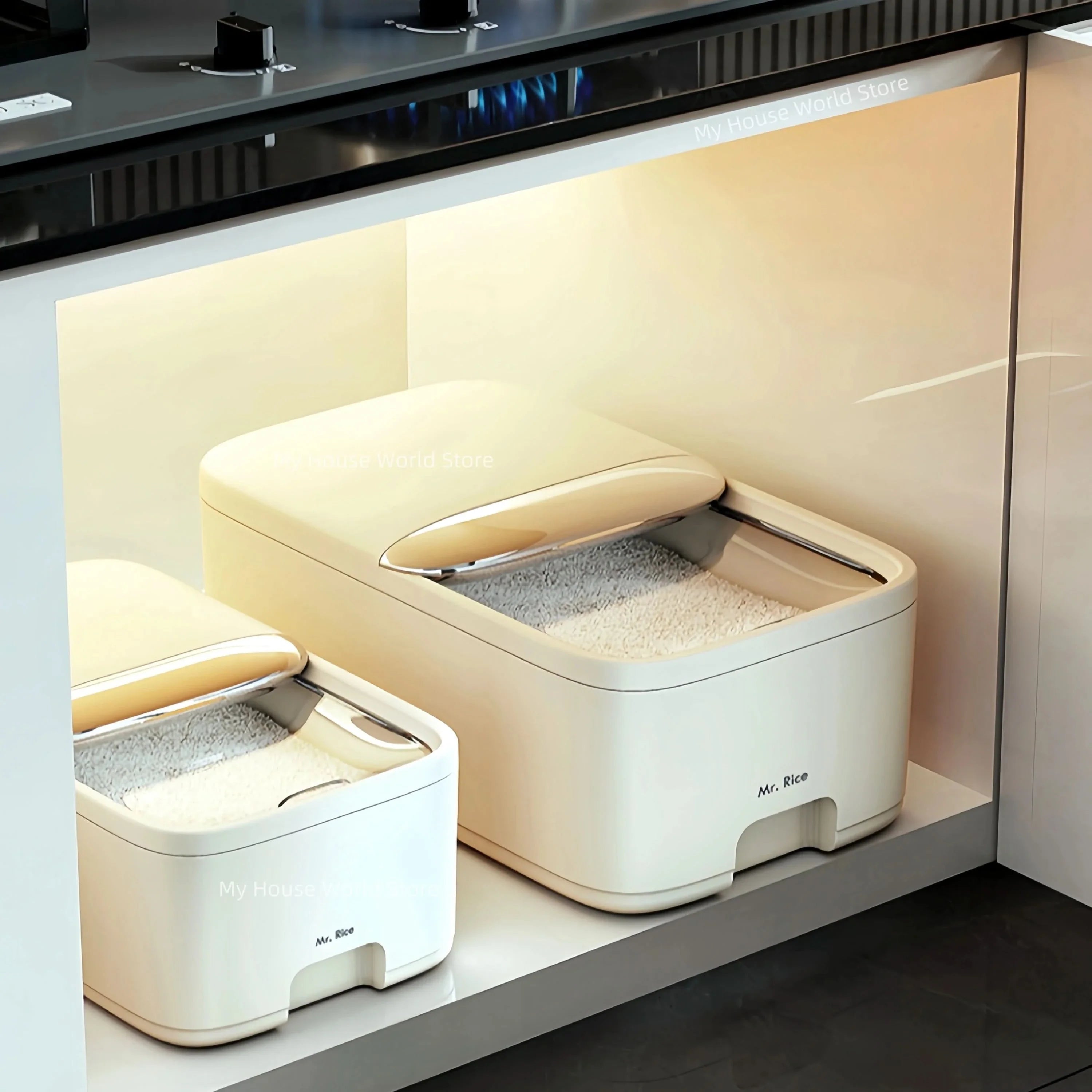 10KG Rice Container with Airtight Lid Design
