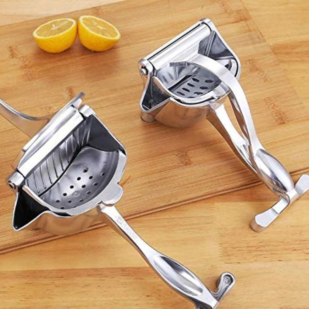 Compact Stainless Steel Citrus Press for Effortless Juicing