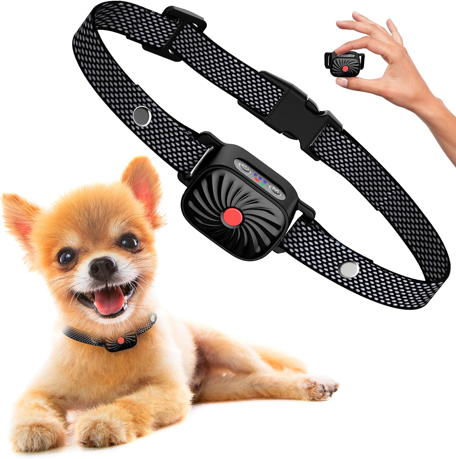 Smart Bark Control Collar with Sound and Vibration Detection