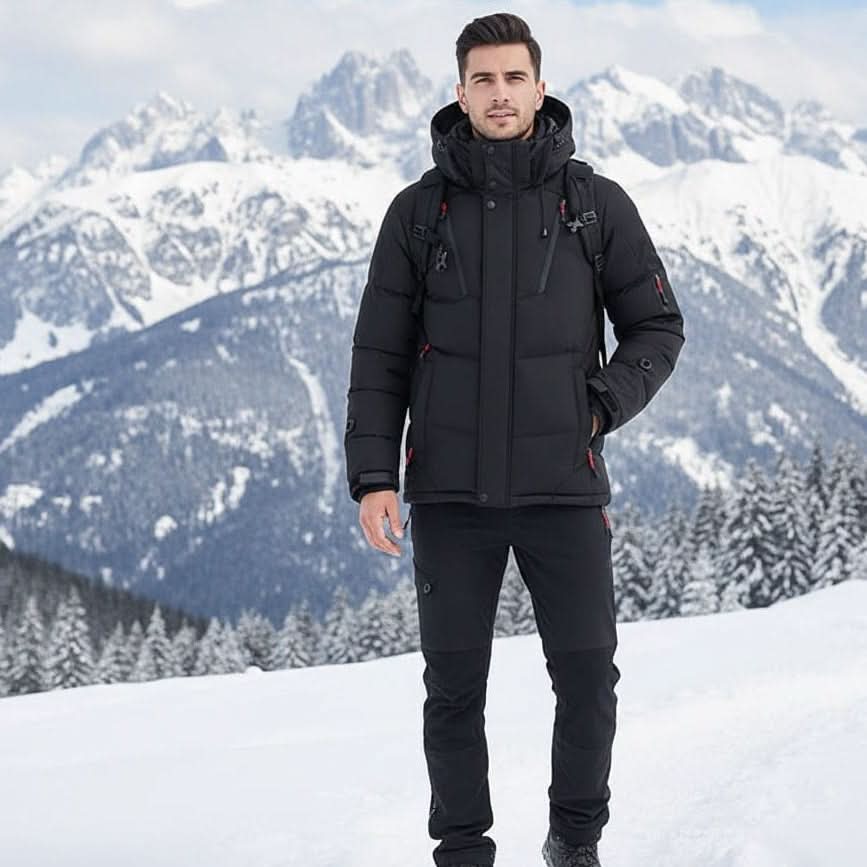 Waterproof Winter Parka Jacket for Outdoor Use