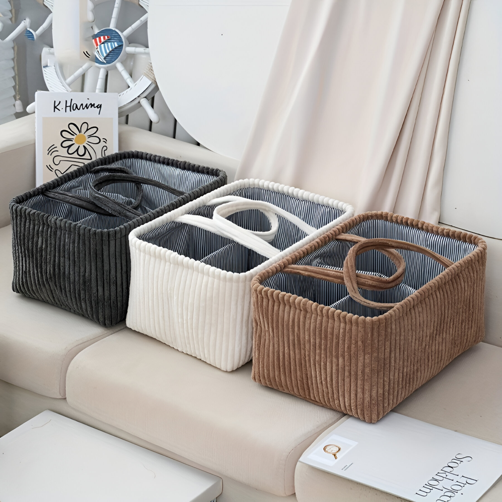 Storage Basket | Open Design | Durable Fabric Container