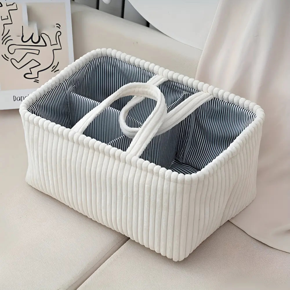 Polyester Compartment Storage Basket