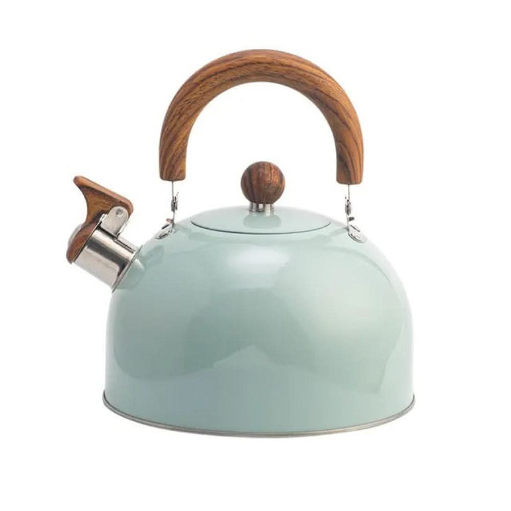 3L Stainless Steel Whistling Kettle with Heat-Resistant Handle