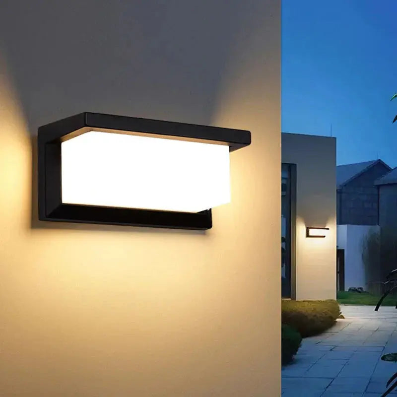 Weatherproof 20W LED Wall Light with Motion Detection for Outdoor Use