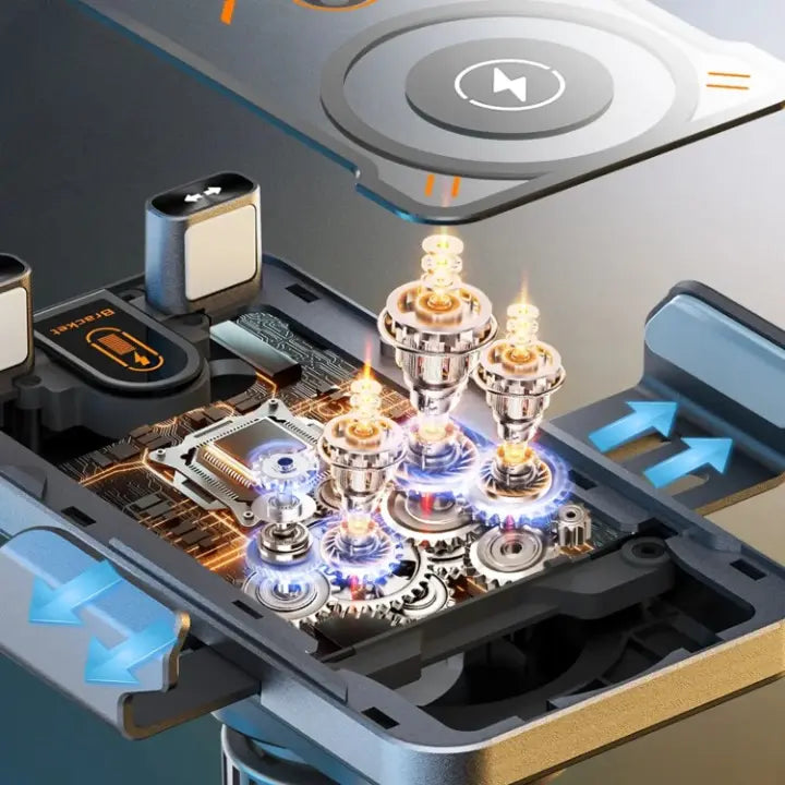 Wireless Charging Car Phone Mount for Mobile Devices