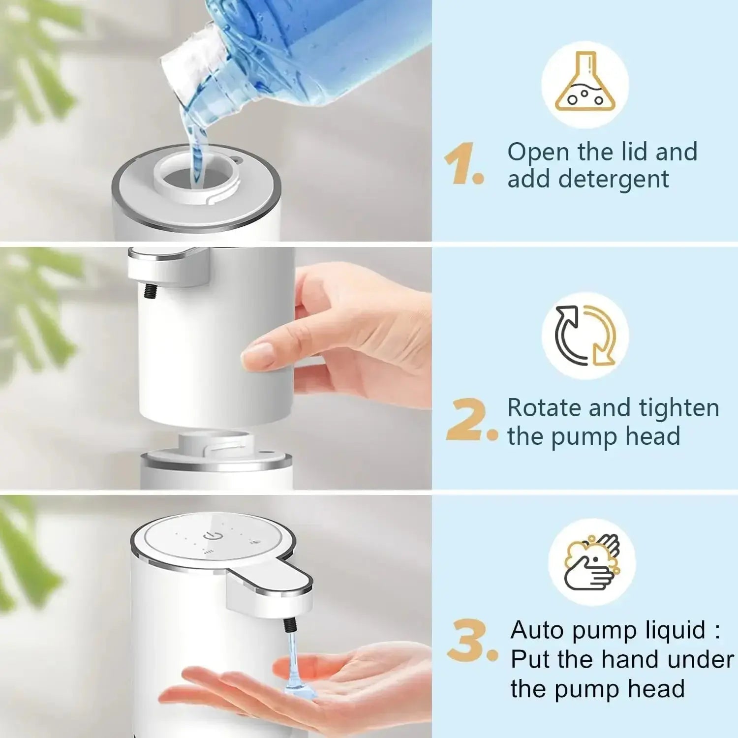 Sensor-Activated Soap Dispenser – Automatic Touchless Design