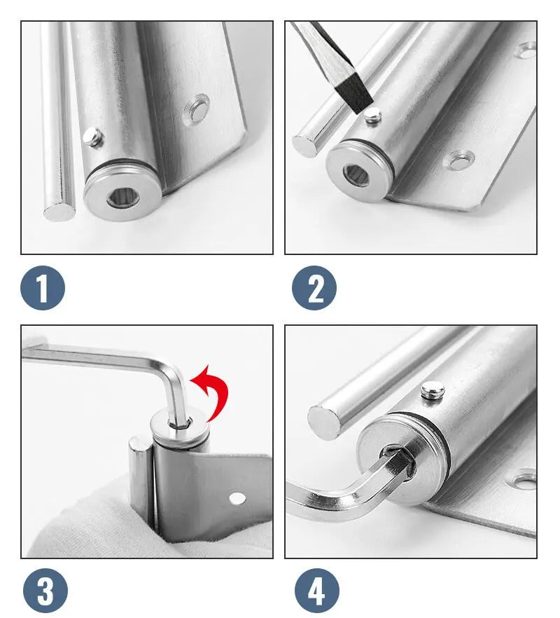 Quiet and Secure Automatic Door Closer – Smooth and Even Closure