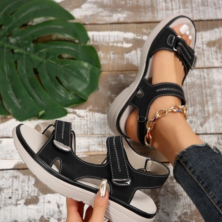 Adjustable Strap Sandals for Women - Orthopedic Design