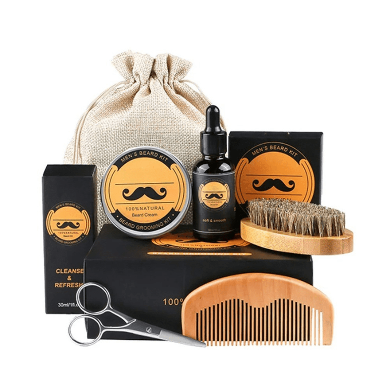 Beard Growth Set with Microneedling Technology for Thicker Beard Growth