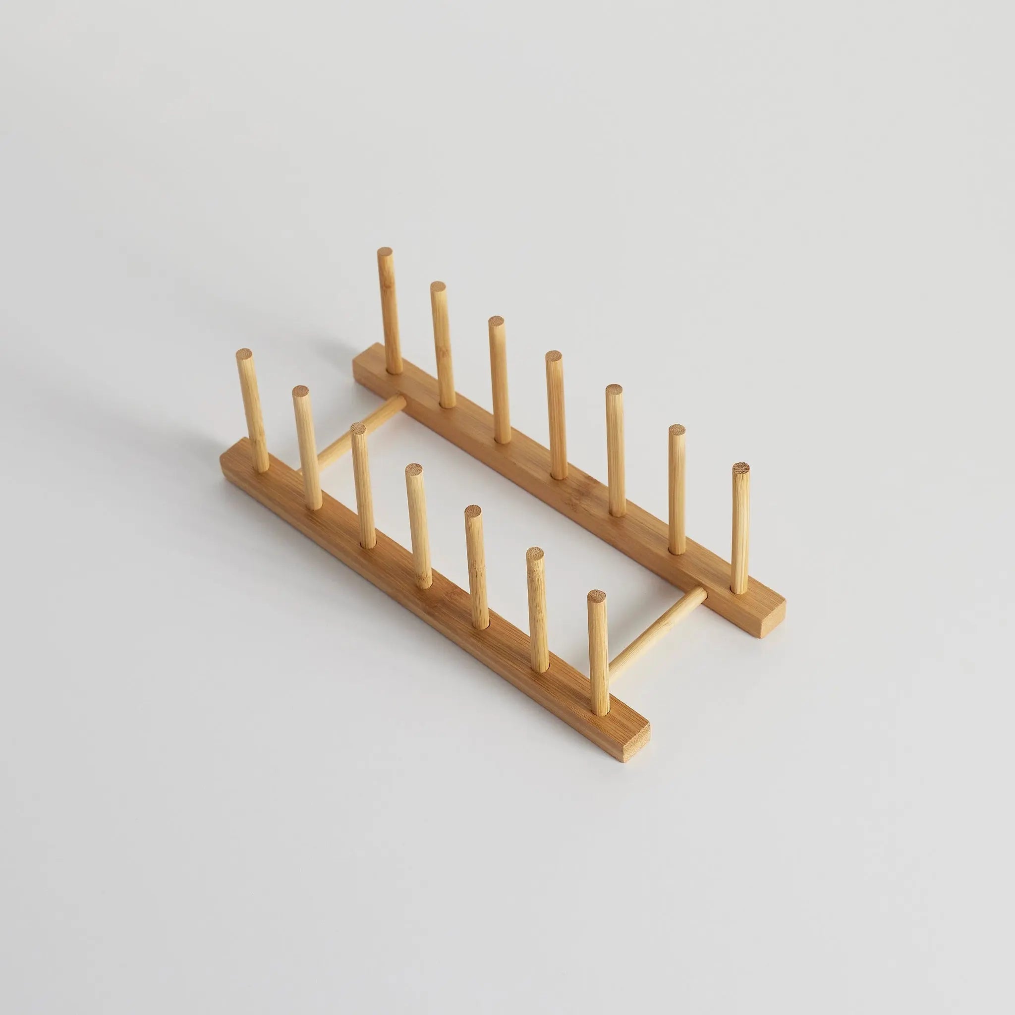 Kitchen Utensil Drainage Rack Made of Bamboo