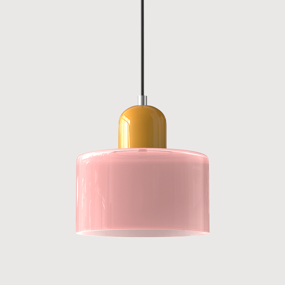 Modern Glass Pendant Light Inspired by Bauhaus Design for Interiors