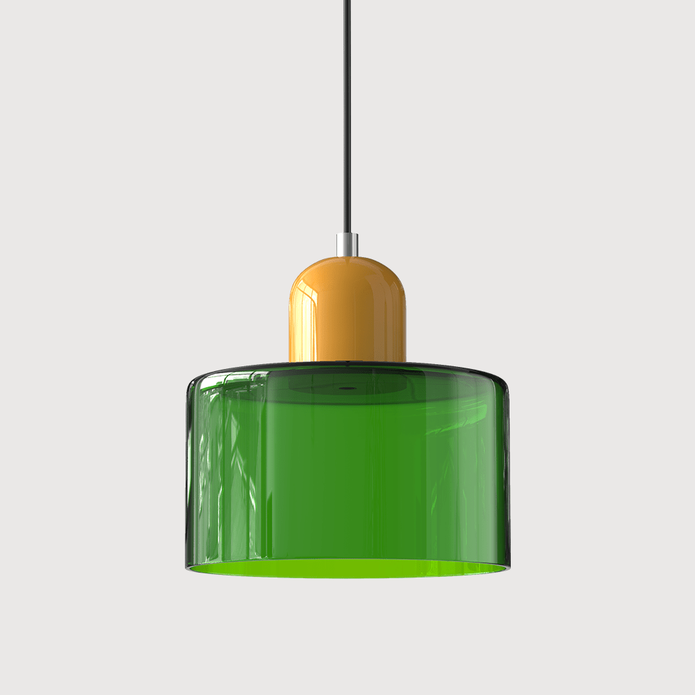 Modern Glass Pendant Light Inspired by Bauhaus Design for Interiors