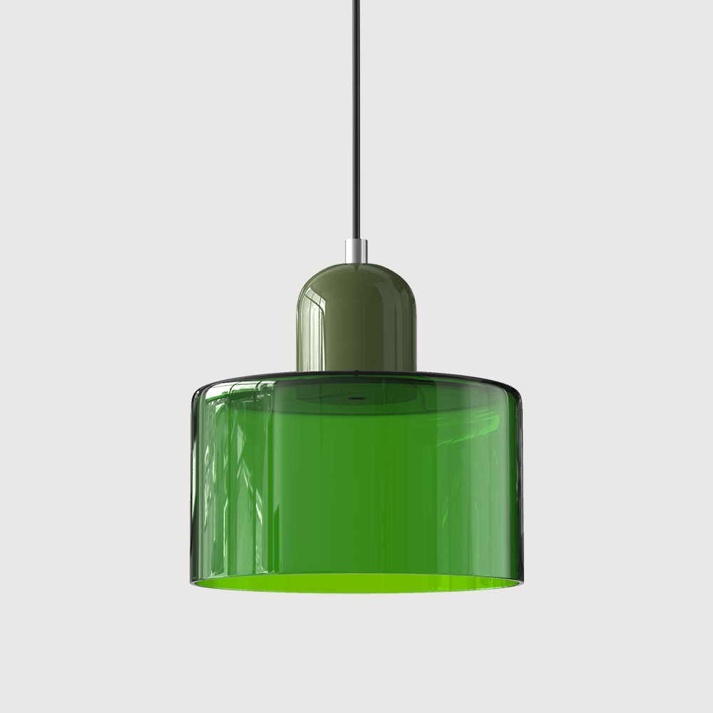 Modern Glass Pendant Light Inspired by Bauhaus Design for Interiors