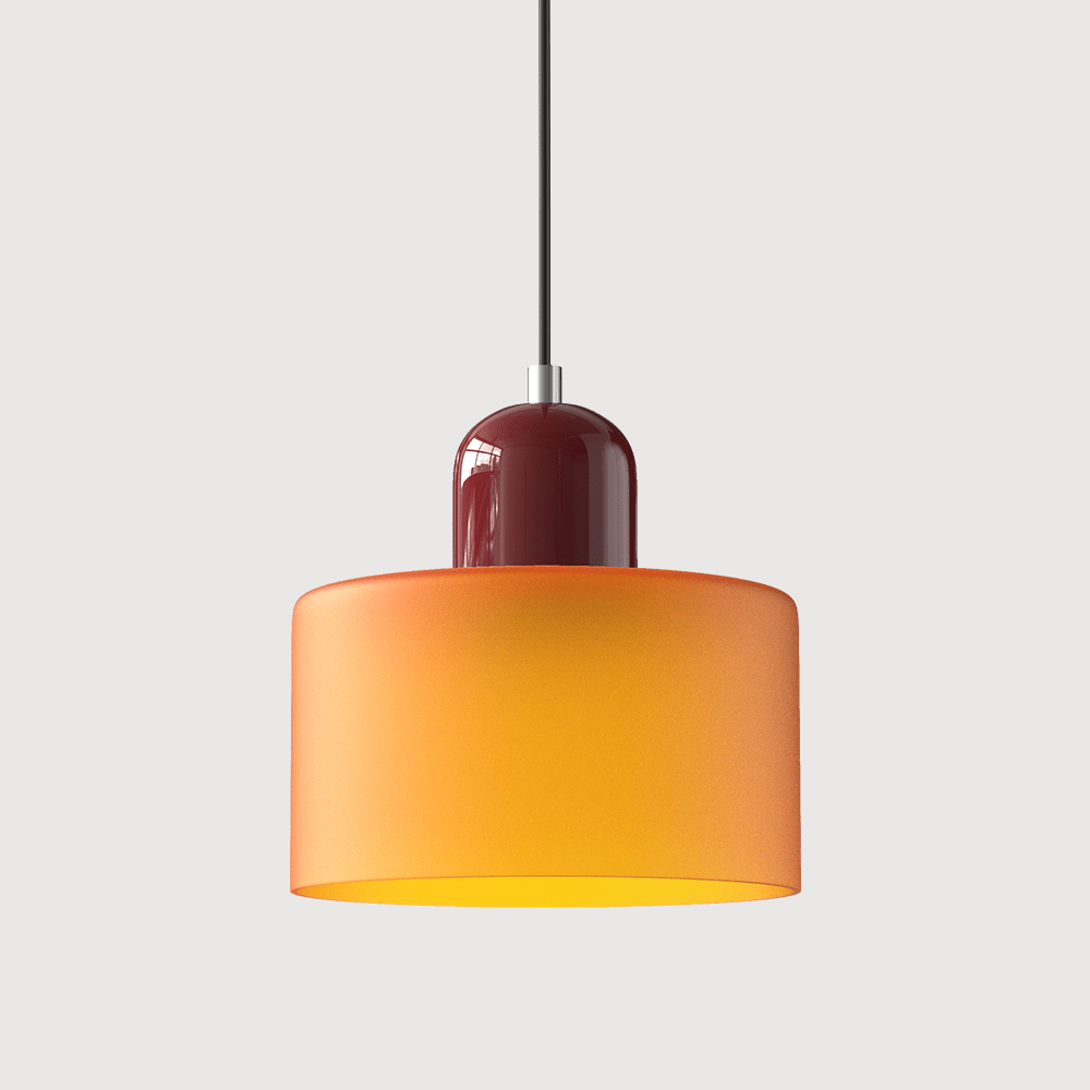 Modern Glass Pendant Light Inspired by Bauhaus Design for Interiors