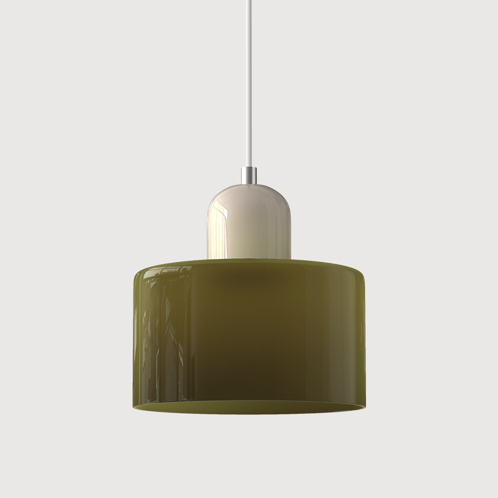 Modern Glass Pendant Light Inspired by Bauhaus Design for Interiors