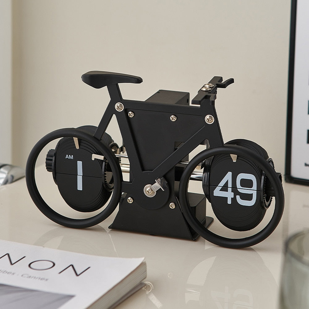 Cycling-Themed Flip Clock - Stylish Timepiece for Your Space